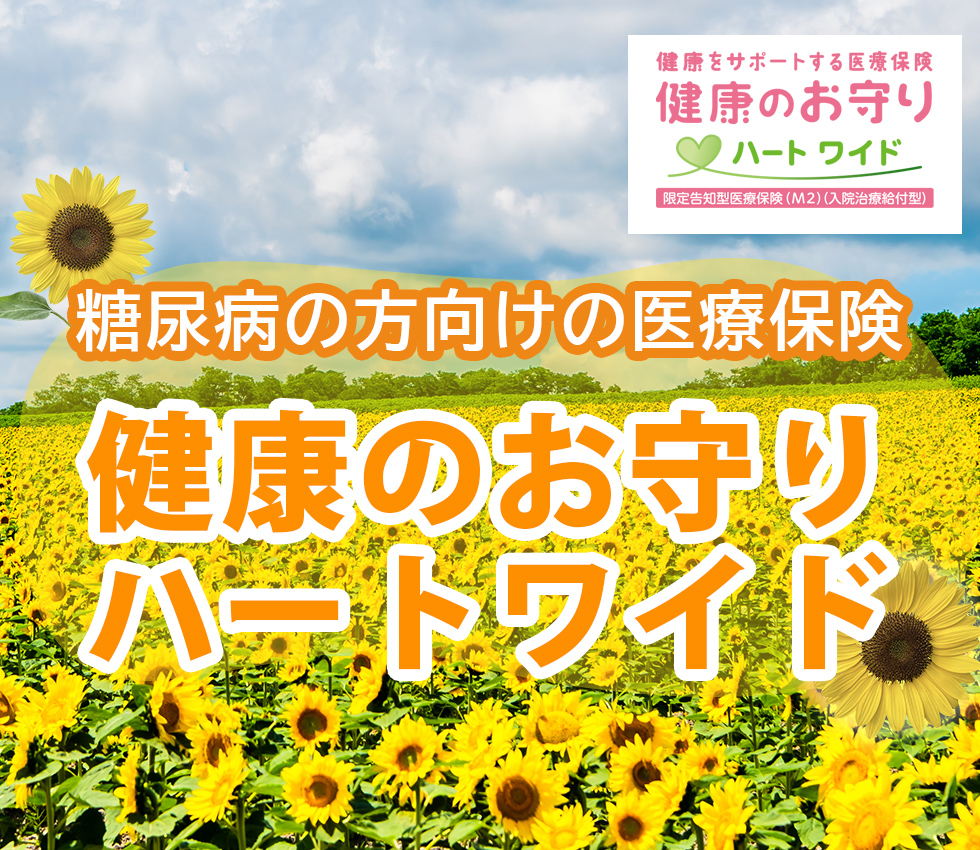 持病のある方向けの医療保険「健康のお守り ハートワイド」